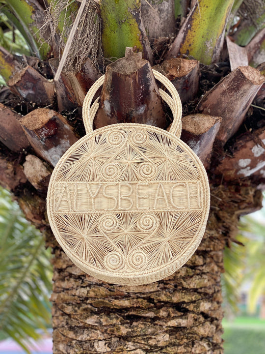 Exclusive to the Alys Shoppe  |  INTO THE WOODS Handcrafted Palm Bags