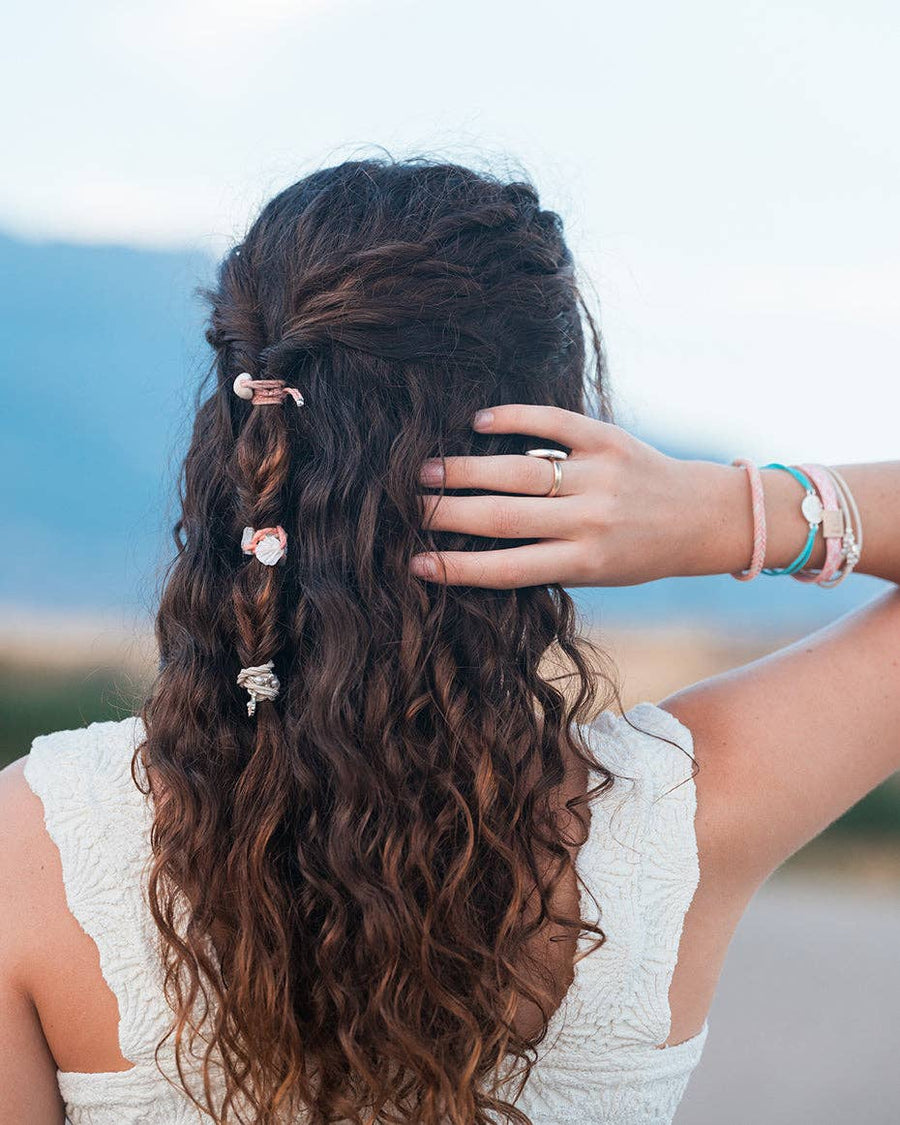 K'Lani hair tie bracelets - Shimmer