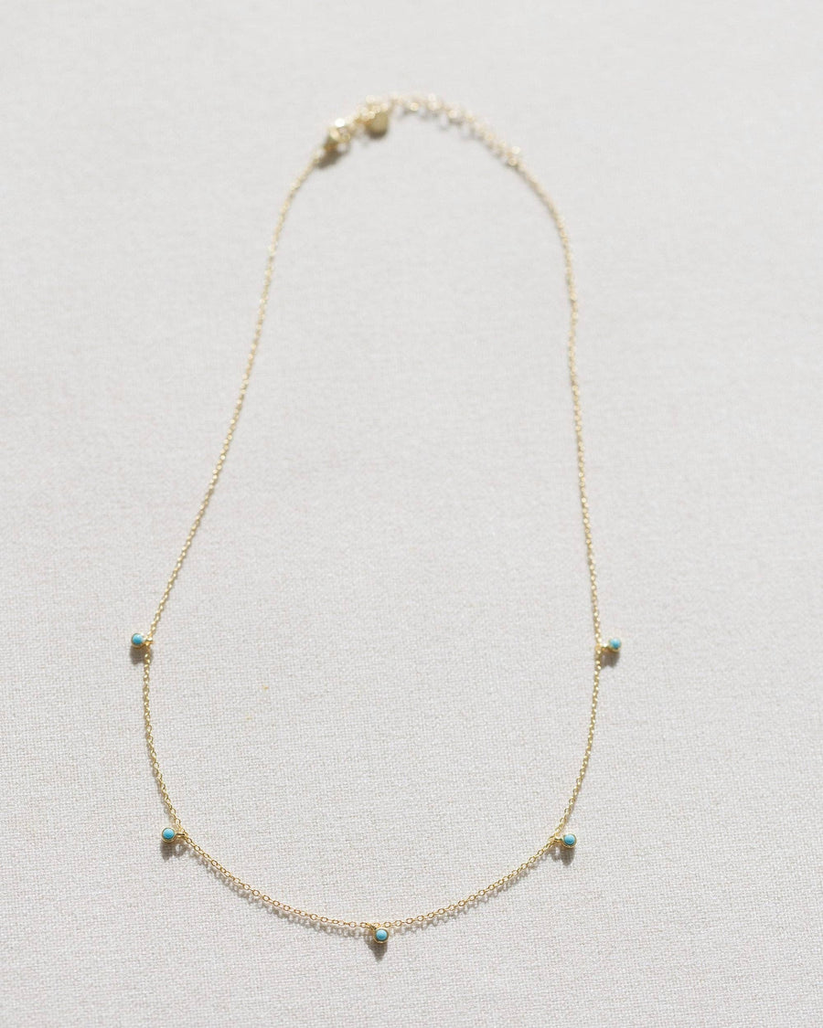 Coast and Cove - Turquoise Satellite Necklace