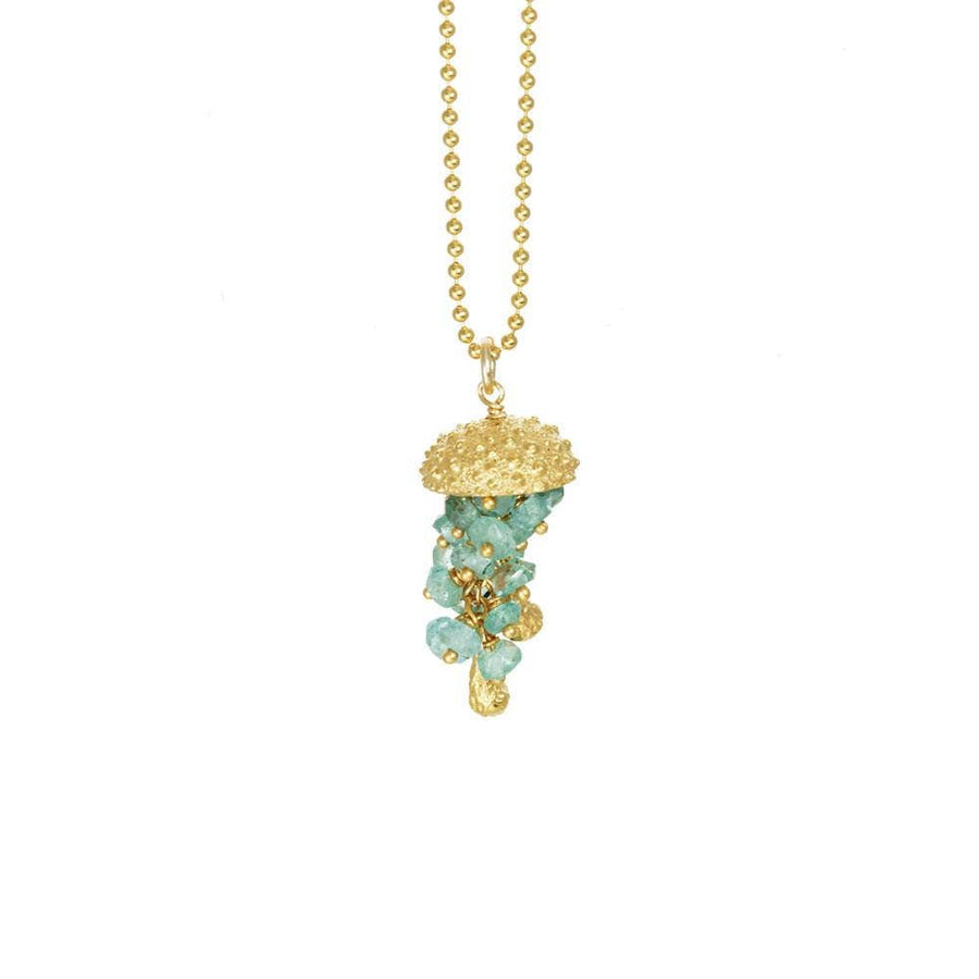 Catherine Weitzman - Jellyfish Necklace-Sealife Jewelry-Unique-Handmade in Hawaii