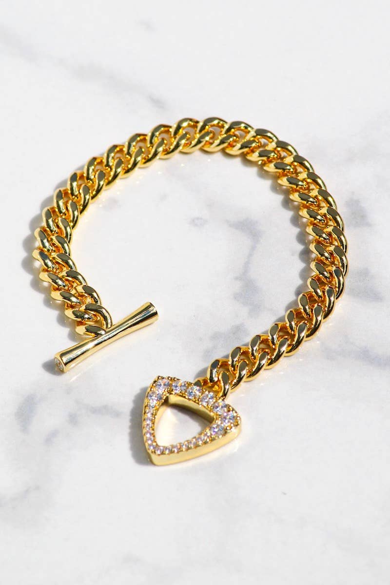 Native Gem - Triomphe Bracelet- 14K Gold Vermeil
