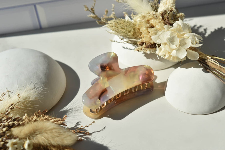 Fenna&Fei - Mini French Claw Tortoise Shell Acetate Hair Clip