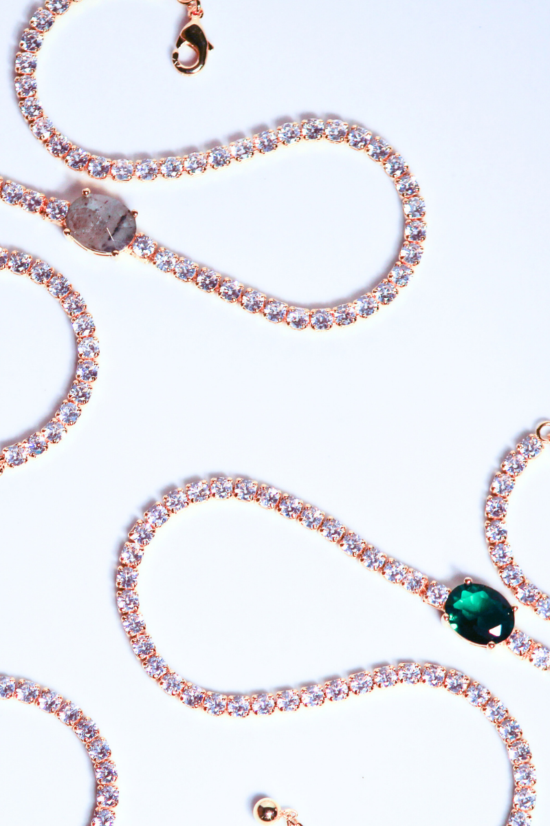 Native Gem - PRINCESS NECKLACE- EMERALD