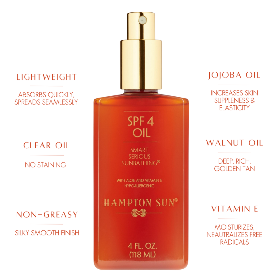 Hampton Sun - SPF 4 Oil Sunscreen