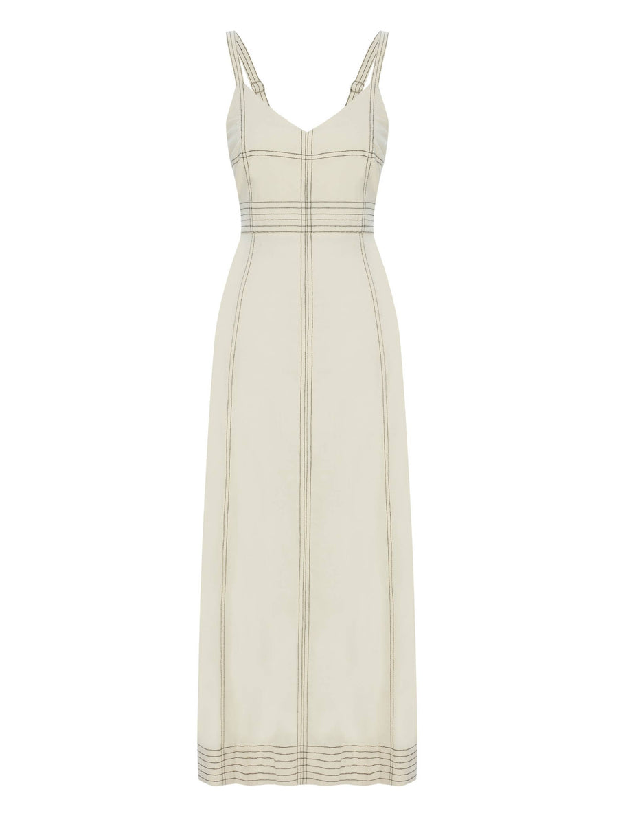 The Handloom - Eva Maxi Dress - Natural