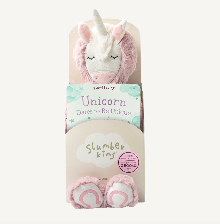 Slumberkins Inc. - *NEW* Unicorn's Authenticity Set - with 2 books!