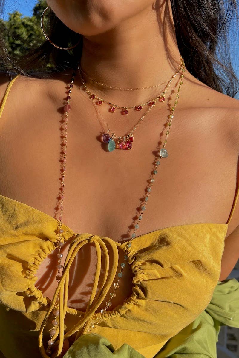 Native Gem - SPRINKLES NECKLACES- 14K GOLDFILL