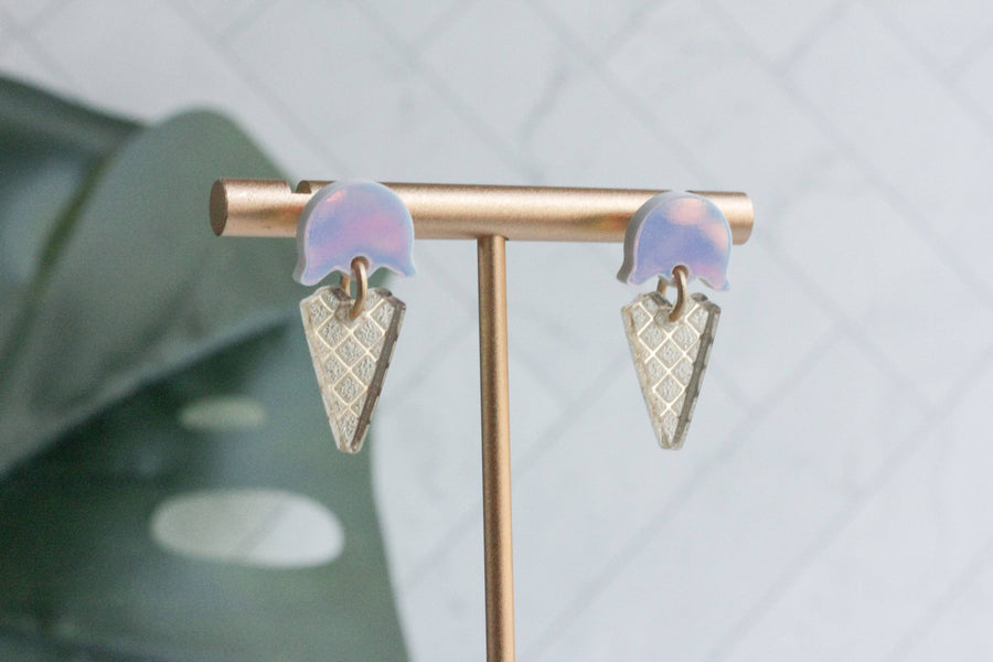 Wondermint Goods - Mini Ice Cream Cone Earrings
