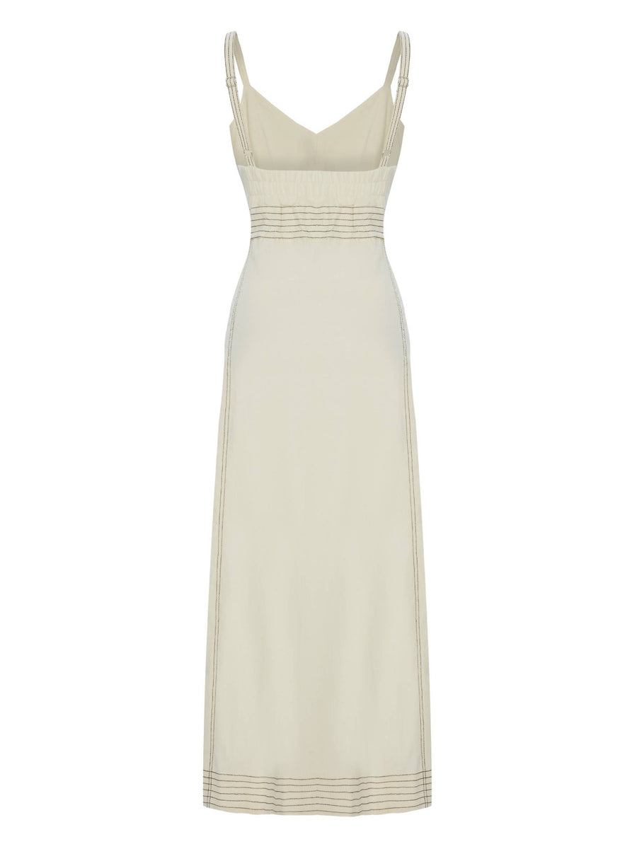 The Handloom - Eva Maxi Dress - Natural