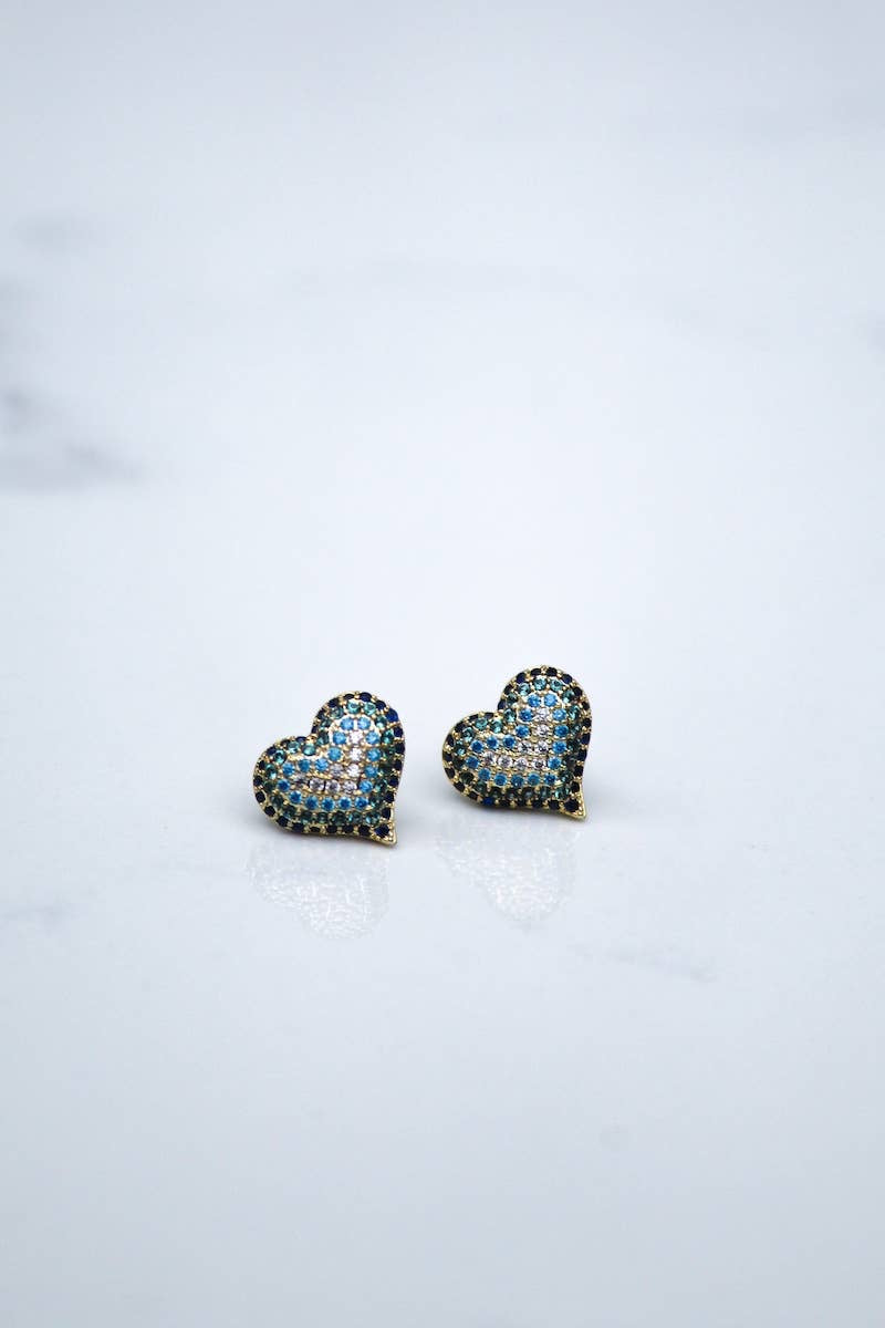 Native Gem - QUEEN OF HEARTS STUDS