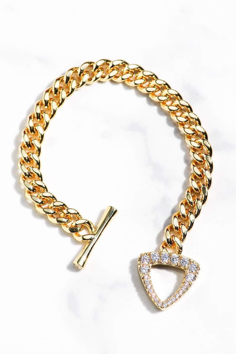 Native Gem - Triomphe Bracelet- 14K Gold Vermeil