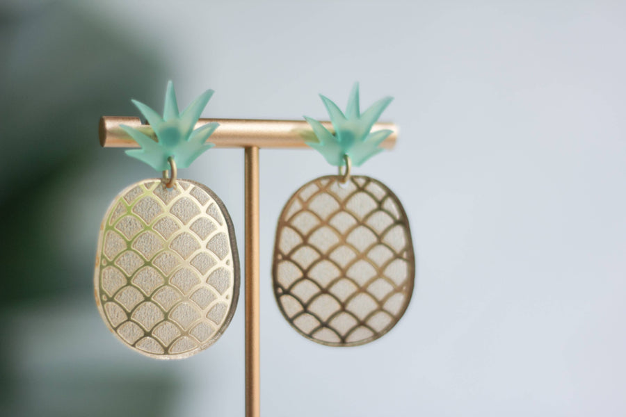 Wondermint Goods - Pineapple Earrings