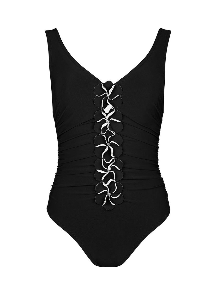 Karla Colletto Terra V-Neck underwire Tank Swim Suit
