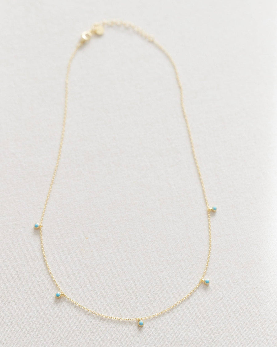 Coast and Cove - Turquoise Satellite Necklace