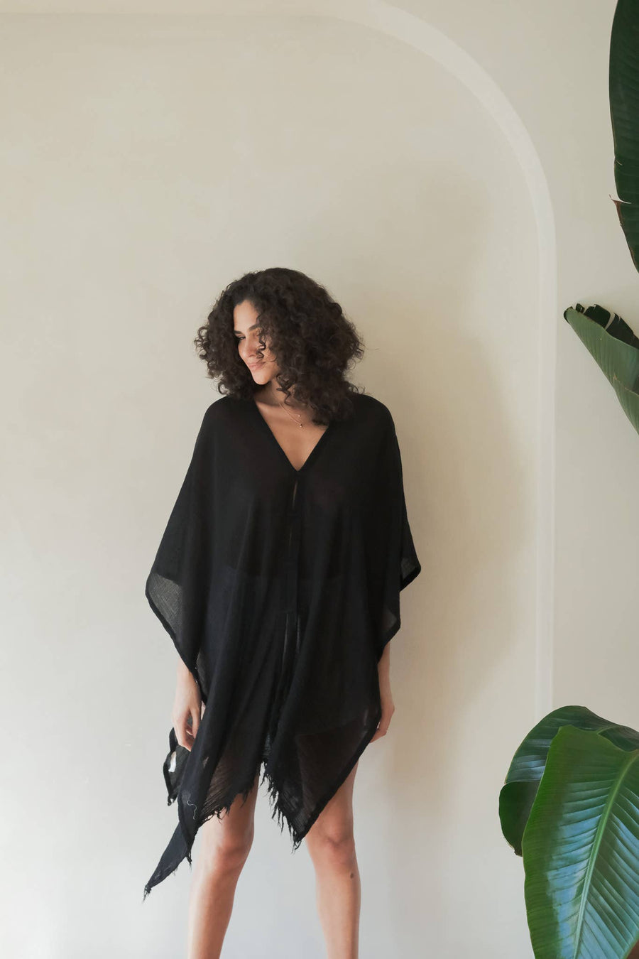 The Handloom - Ava Kimono - Black