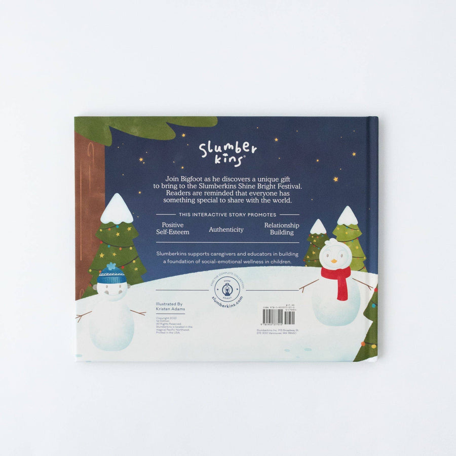 Slumberkins Inc. - Holiday Essentials Gift Set: Moose Kin + Book + Basket