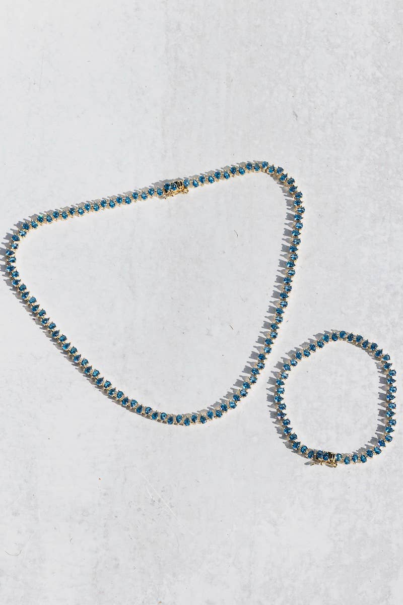 Native Gem - DUCHESS BRACELET- LONDON BLUE
