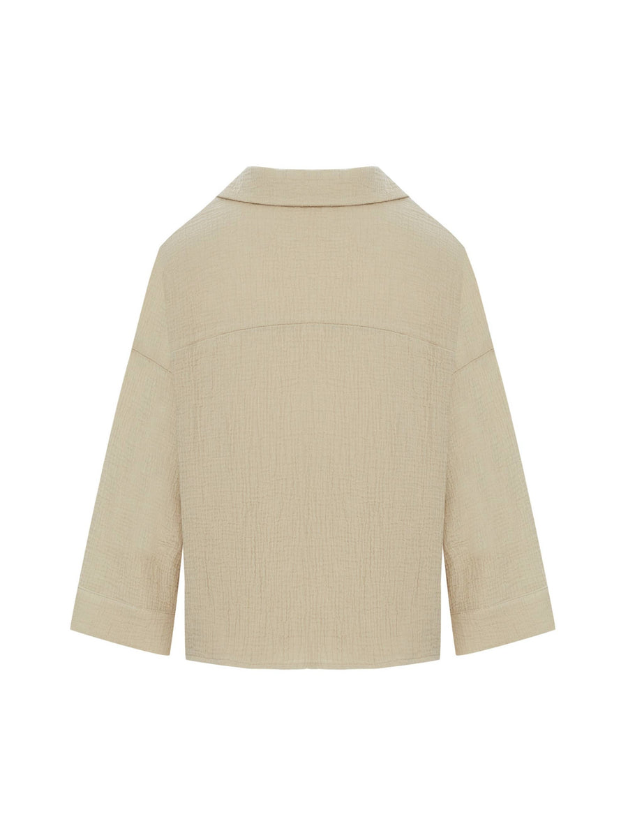The Handloom - Echo Mini Shirt - Oatmeal