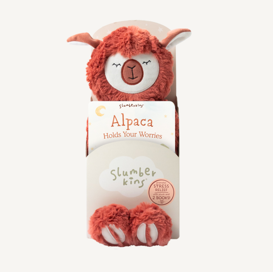 Slumberkins Inc. - *NEW* Alpaca's Stress Relief Set - with 2 books!