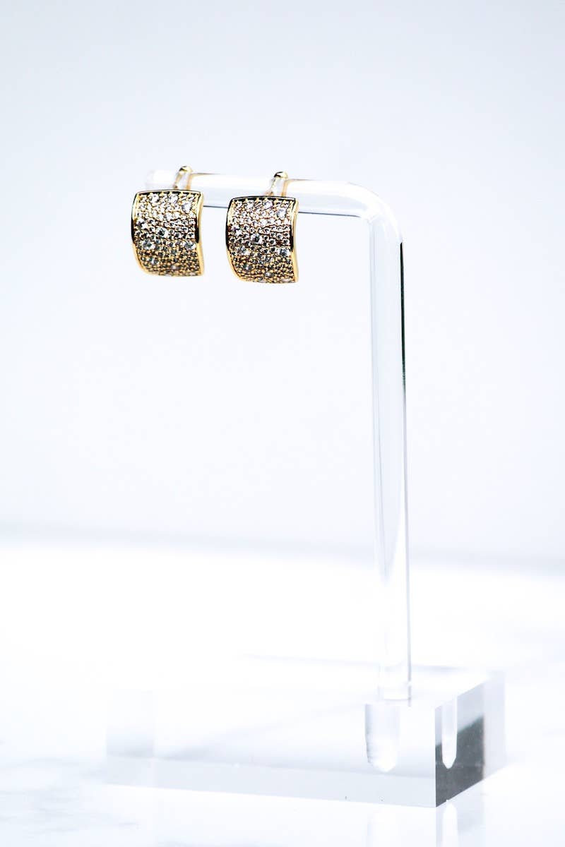 Native Gem - Cuff Huggies- 14K Gold Vermeil