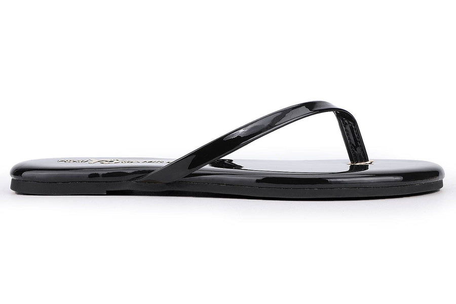 Yosi Samra - Rivington Flip Flop in Black Patent