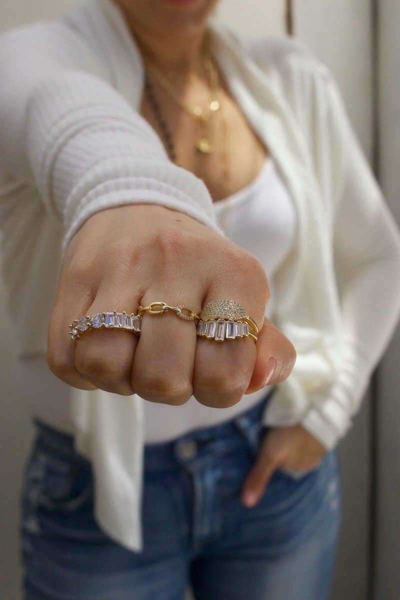 Native Gem - ID RING- 14K GOLD VERMEIL