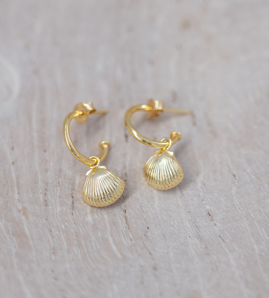 Coast and Cove - Shell Drop Earrings