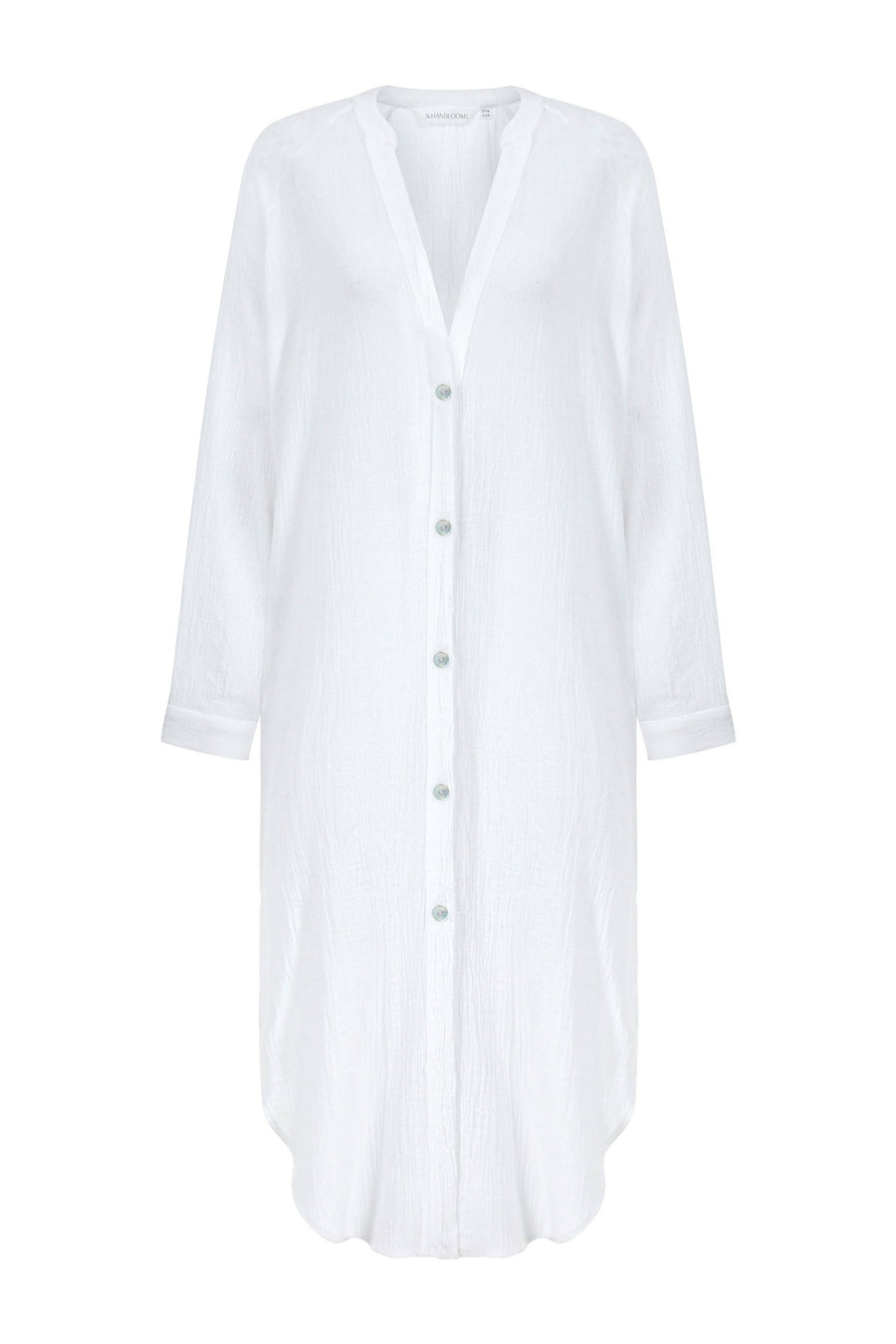 The Handloom - Terra Shirt Dress - White