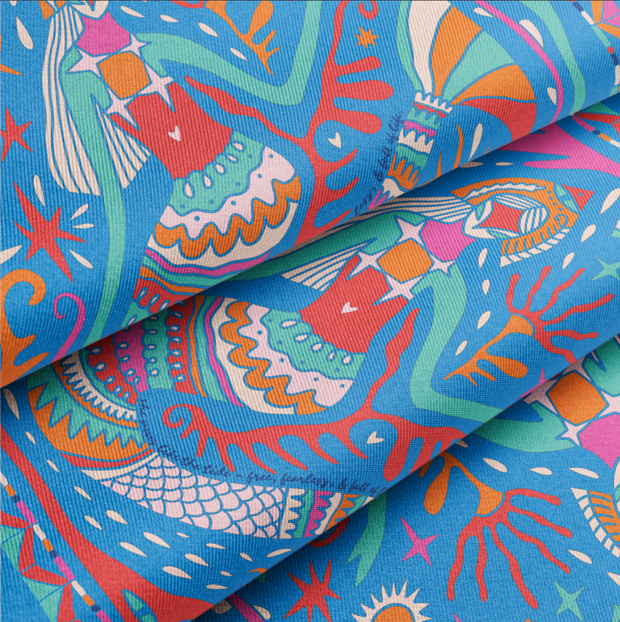 CB Grey - The Sirena Silk Scarf: PREORDER