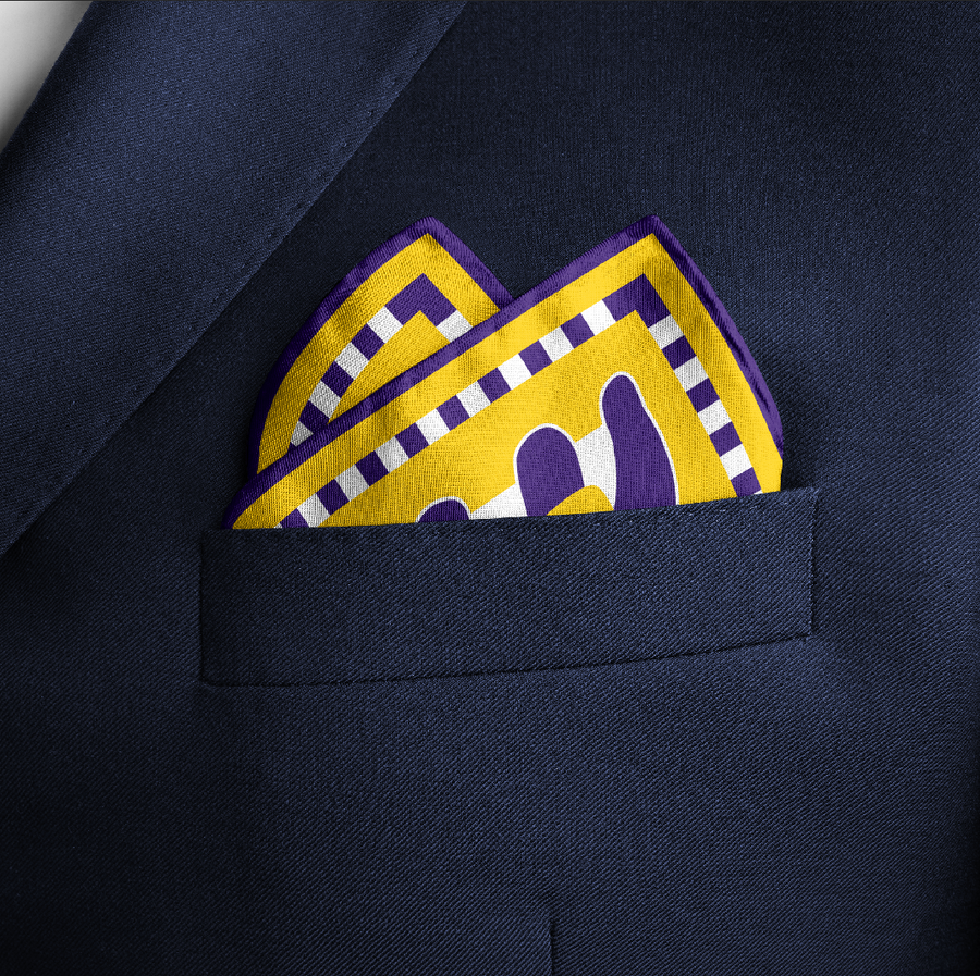 CB Grey -  Game Day Pocket Squares