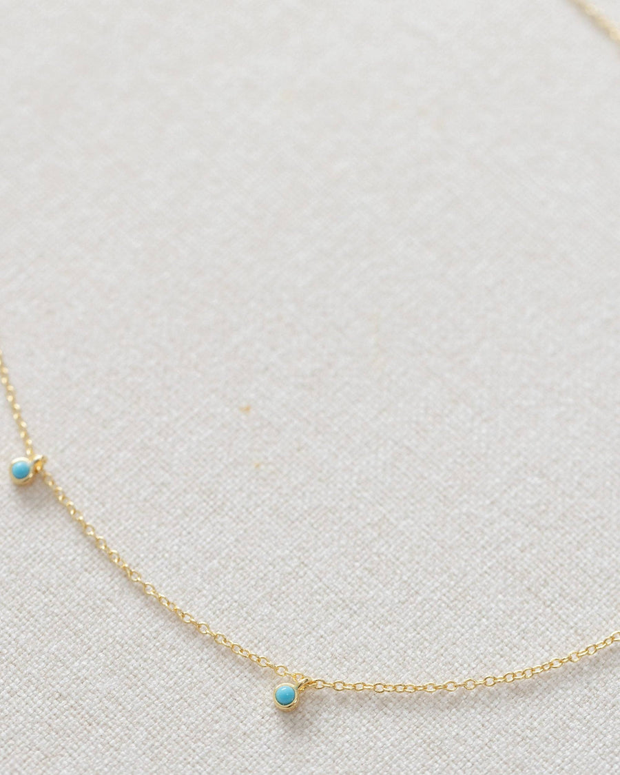 Coast and Cove - Turquoise Satellite Necklace