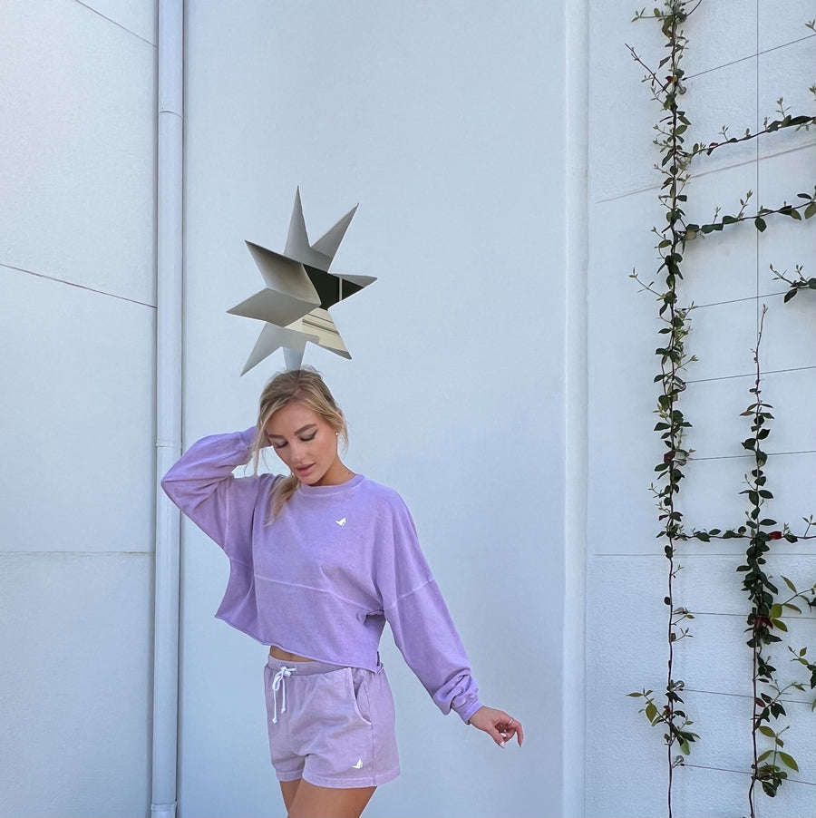 Alys Crop Longsleeve Top or Shorts