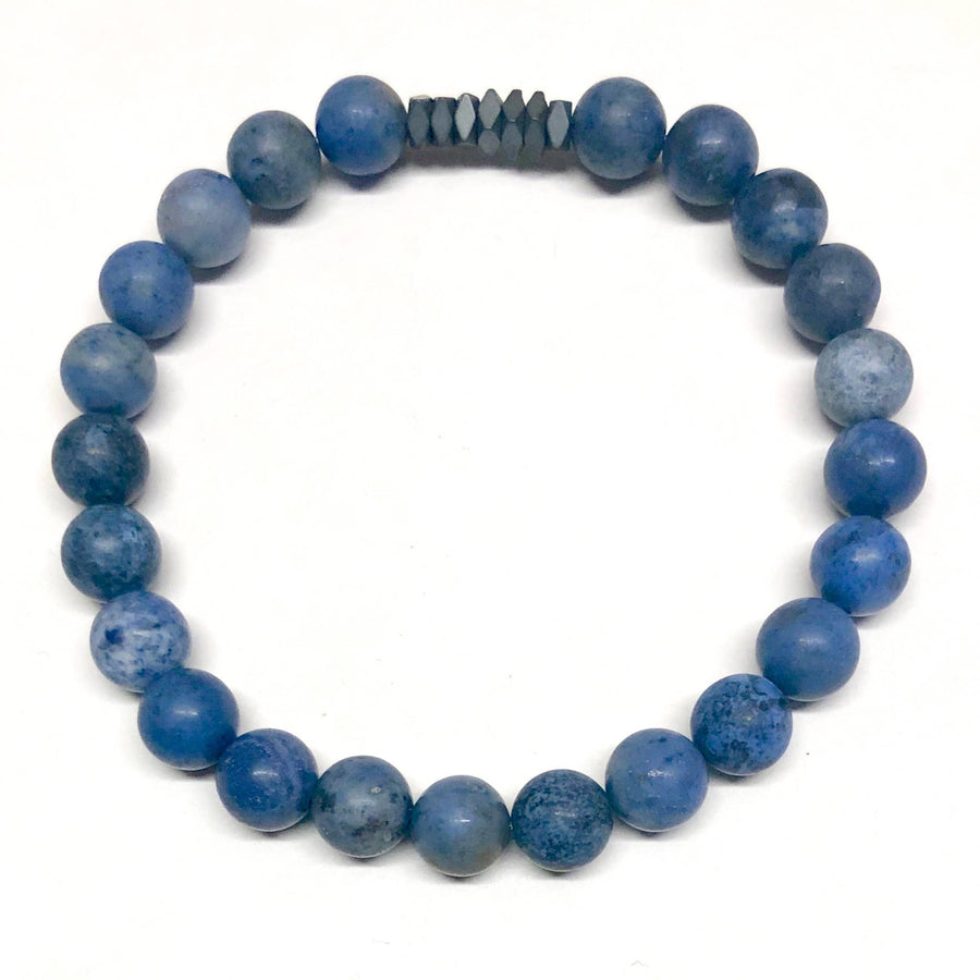 Nikki Smith Designs - Men's Beaded Stone Bracelet