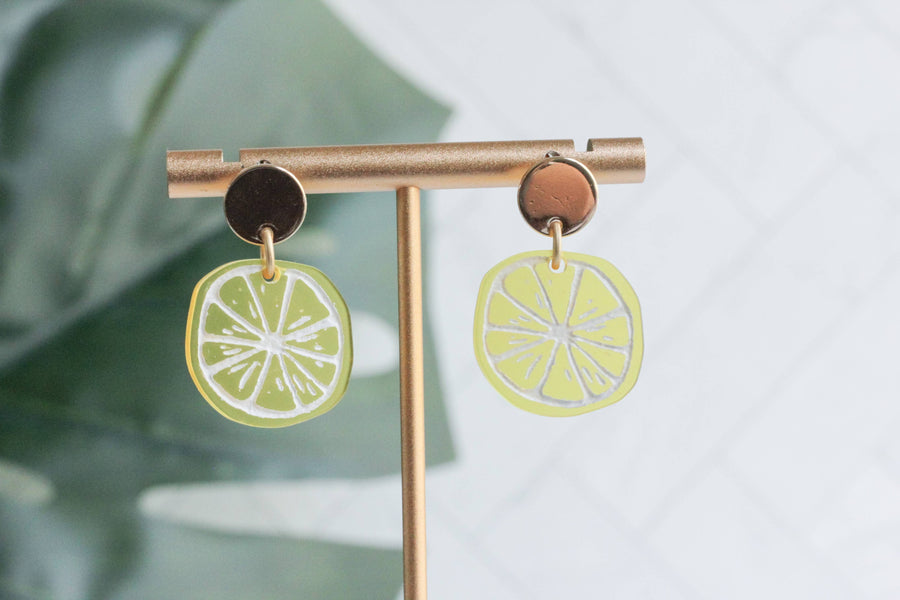 Wondermint Goods - Mini Lemon Slice Earrings