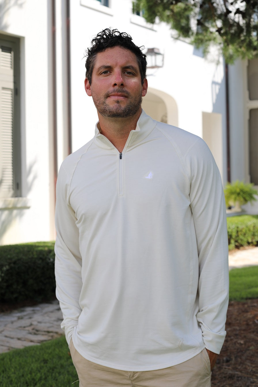 Sea Silk Long Sleeve Raglan Half-Zip