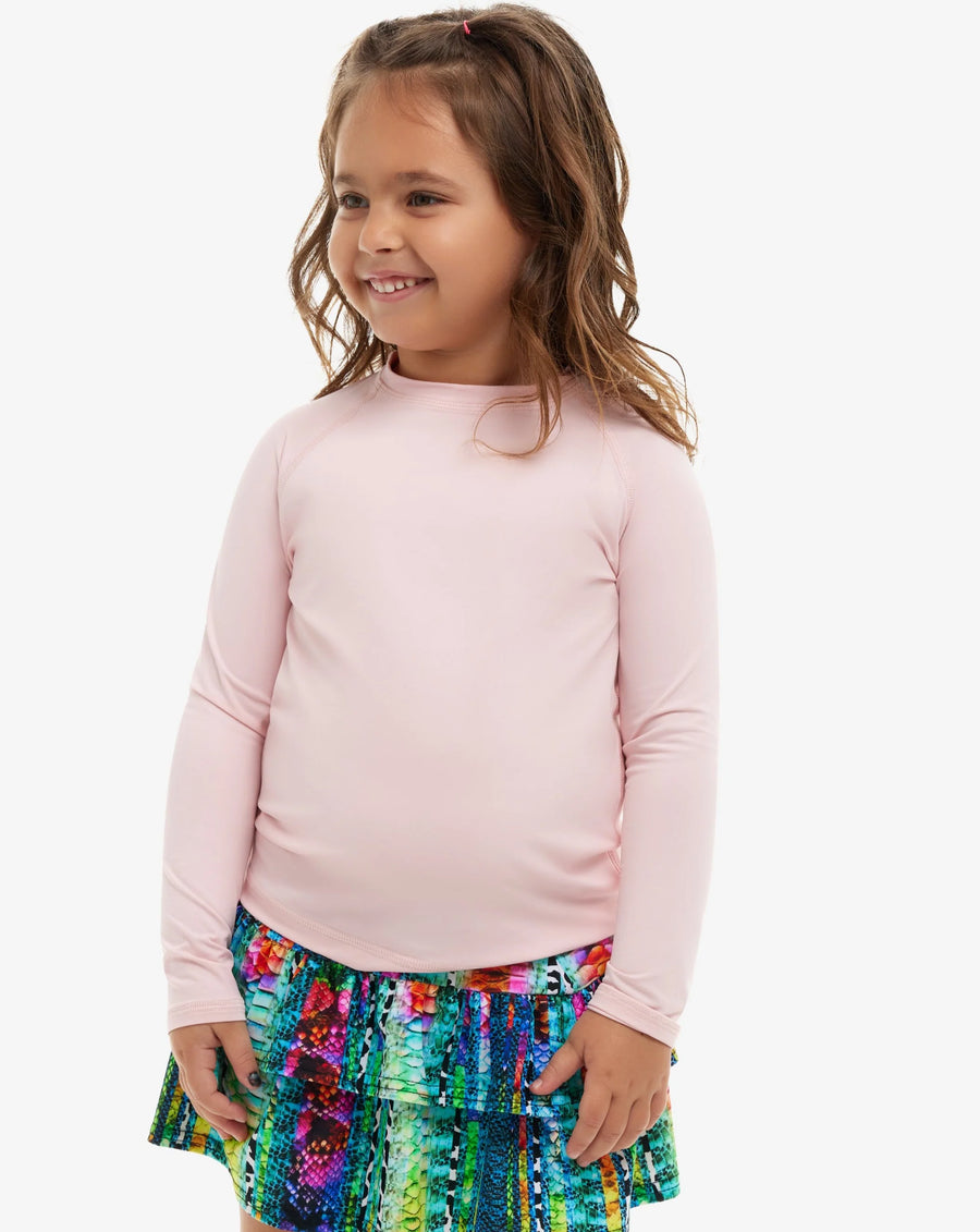 Youth Long-Sleeve 50+ UPF Swim Shirt – BloqUV