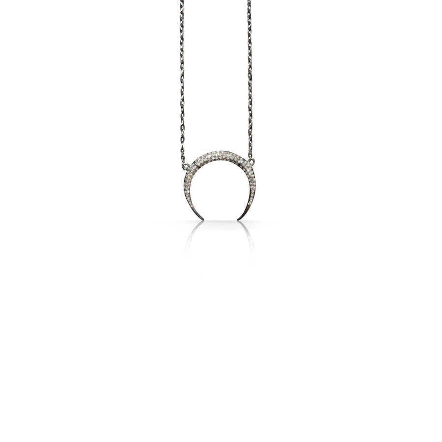 S Carter Double Tusk Charm Necklace