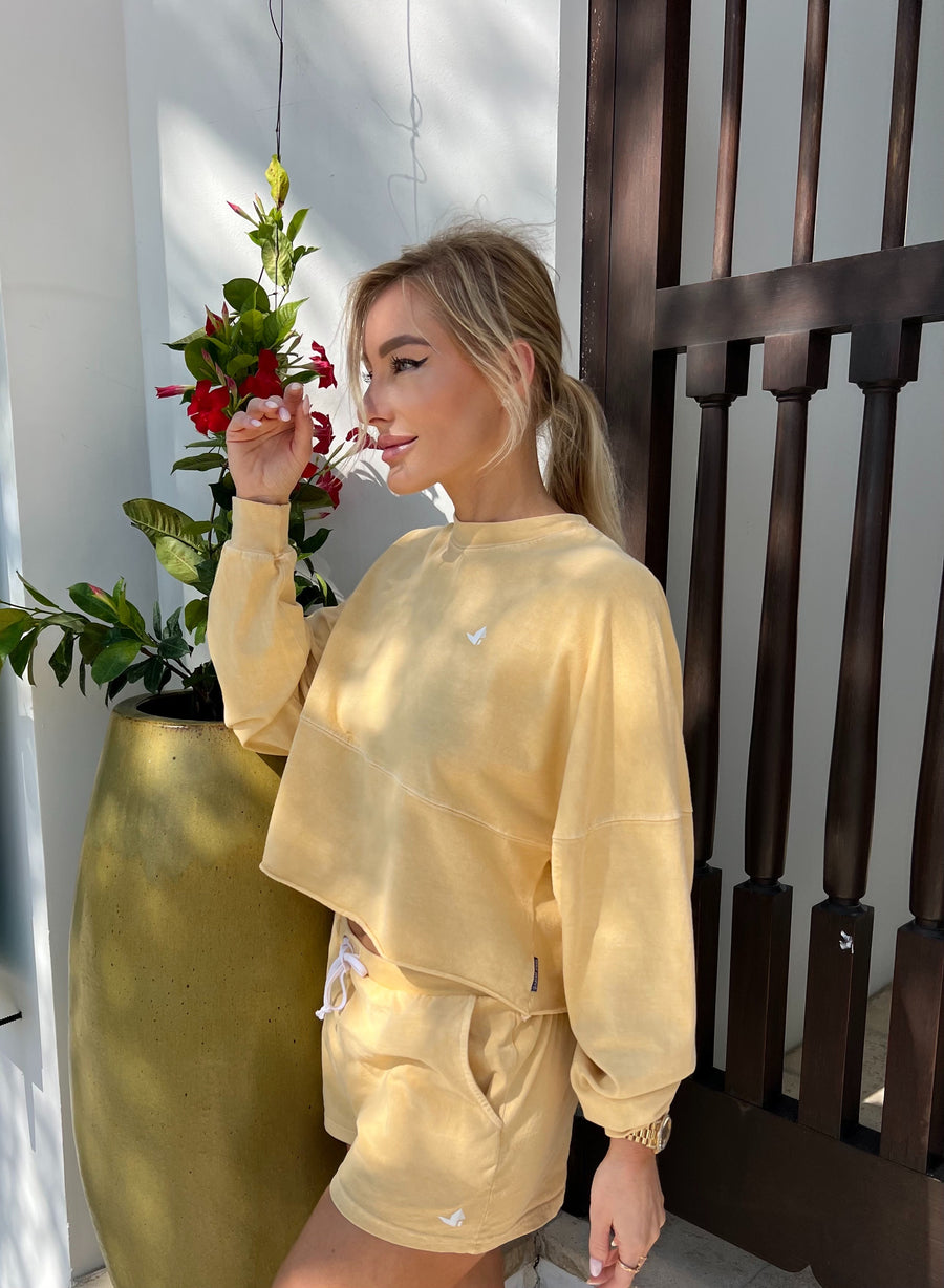 Alys Crop Longsleeve Top or Shorts
