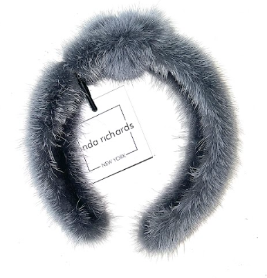 Linda Richards Mink Knott Headband