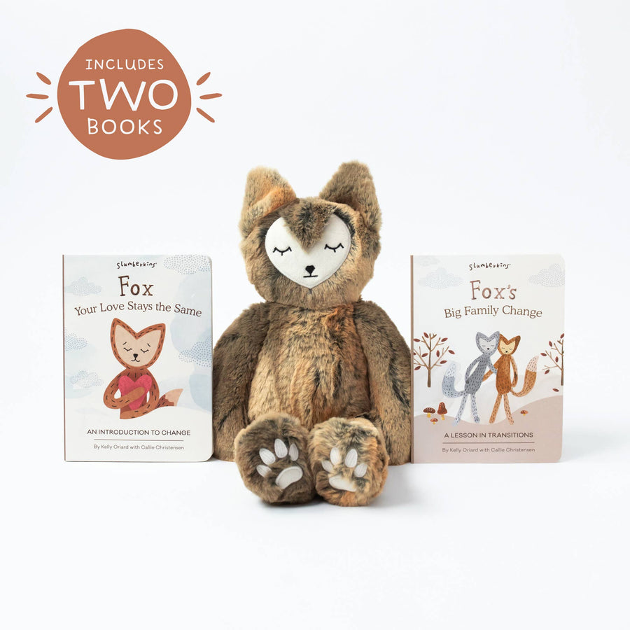 Slumberkins Inc. - *NEW* Fox's Navigating Change Set - with 2 books!