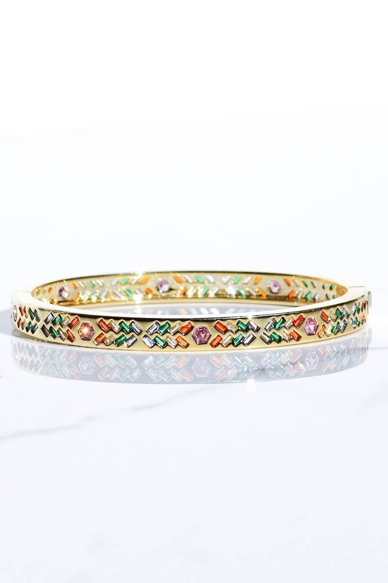 Native Gem - SUNBEAM BANGLE- RAINBOW