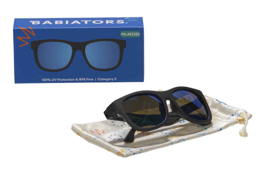 Babiators - Polarized Kid and Baby Navigator Sunglasses (Award Winning): Ages 6+ / Hipster