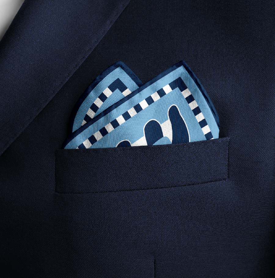 CB Grey -  Game Day Pocket Squares