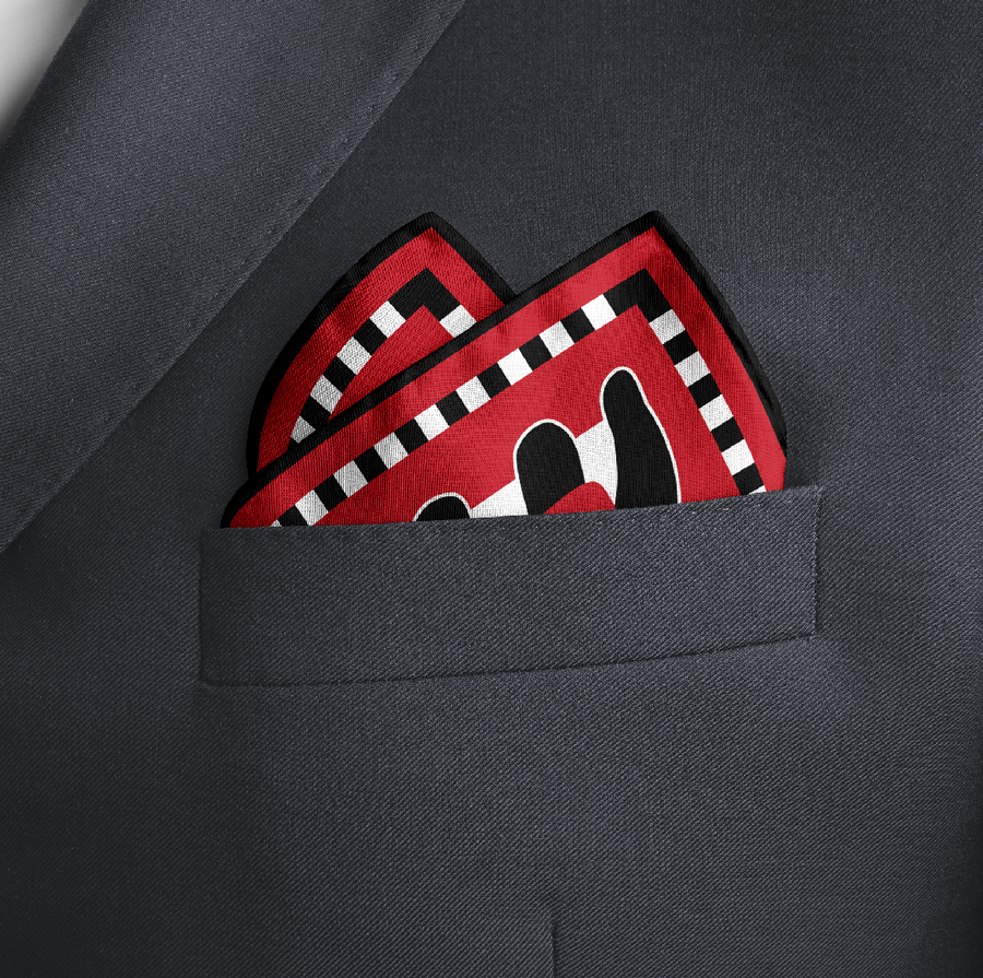 CB Grey -  Game Day Pocket Squares