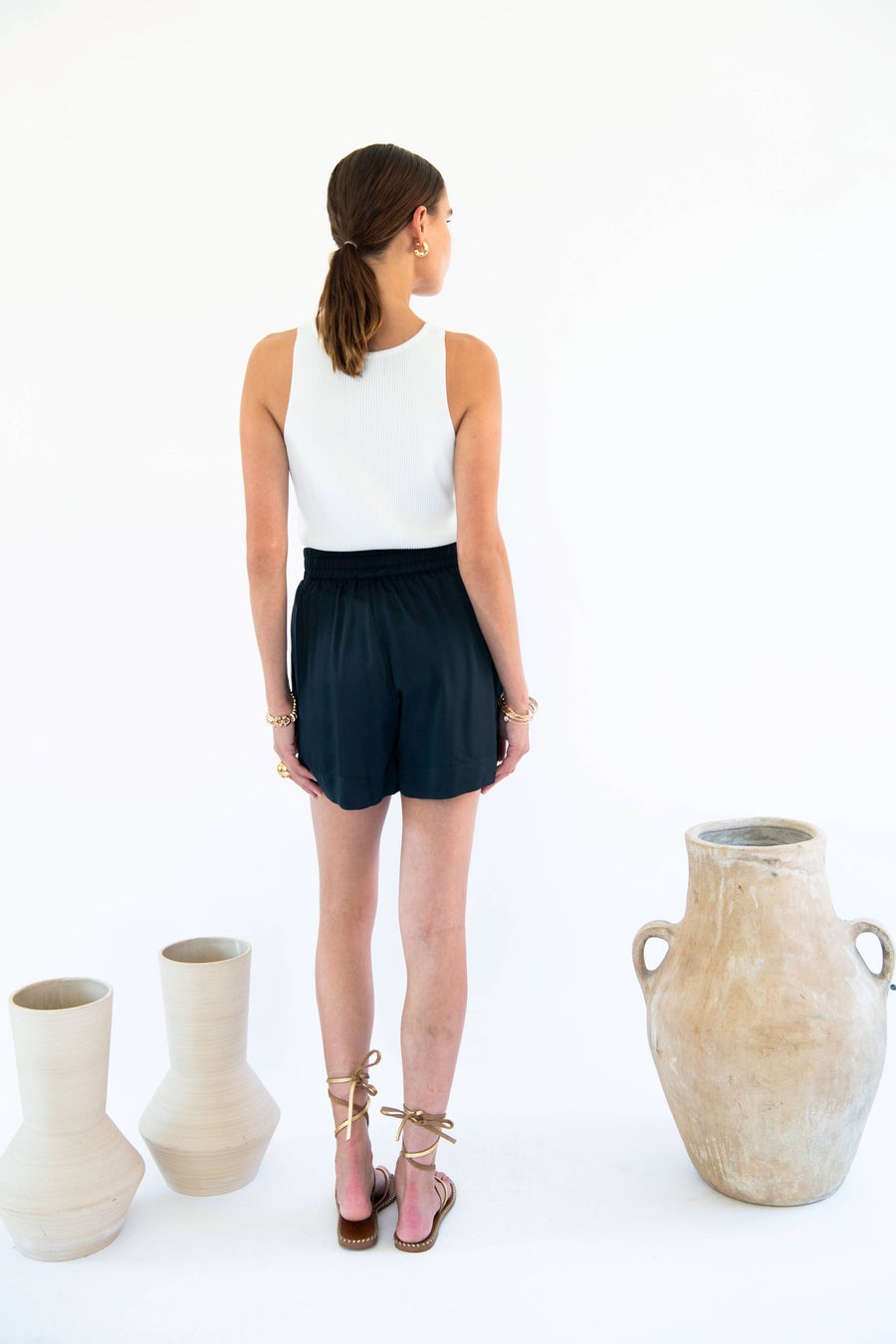 Neu Nomads - Satin Tencel Boca Shorts - Women's Gift Set