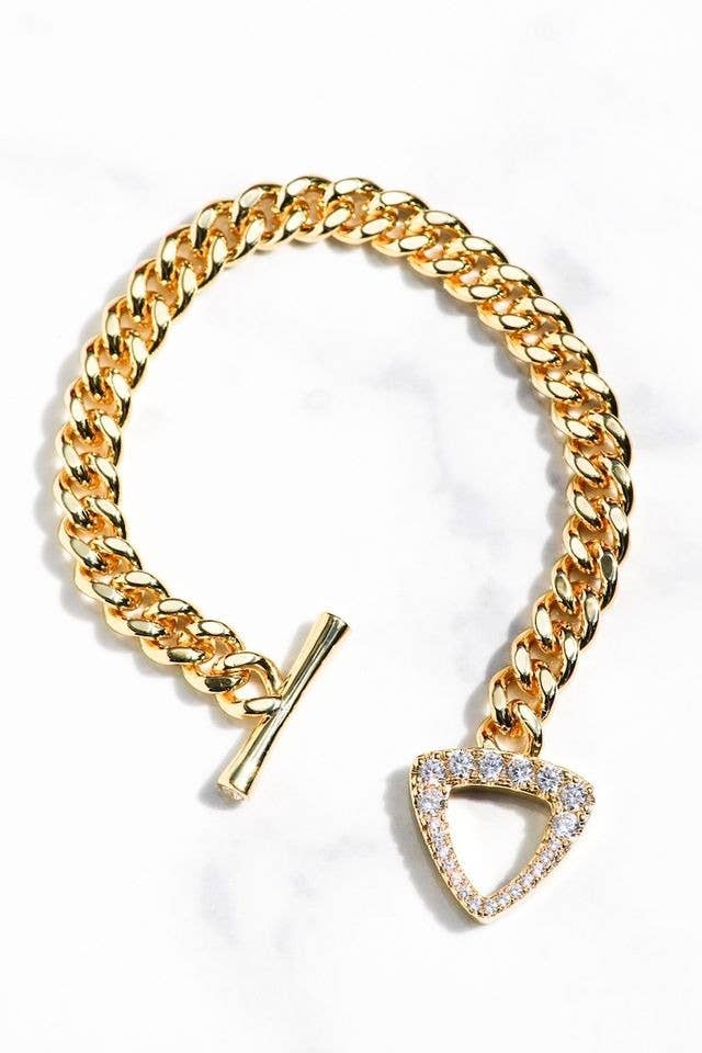 Native Gem - Triomphe Bracelet- 14K Gold Vermeil