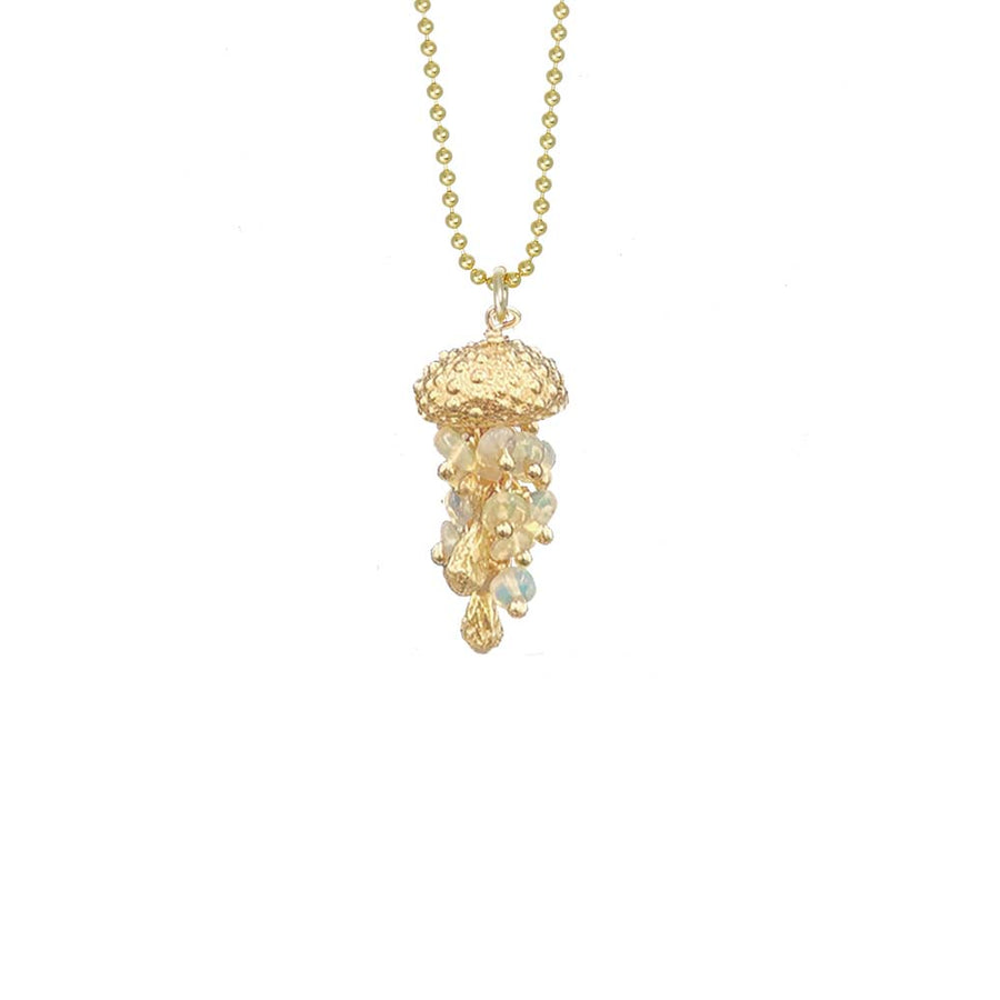 Catherine Weitzman - Jellyfish Necklace-Sealife Jewelry-Unique-Handmade in Hawaii
