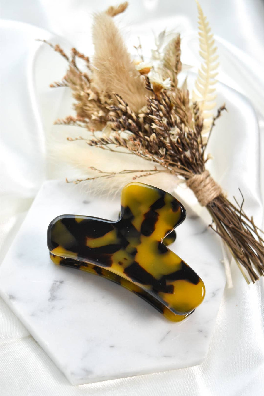 Fenna&Fei - Mini French Claw Tortoise Shell Acetate Hair Clip