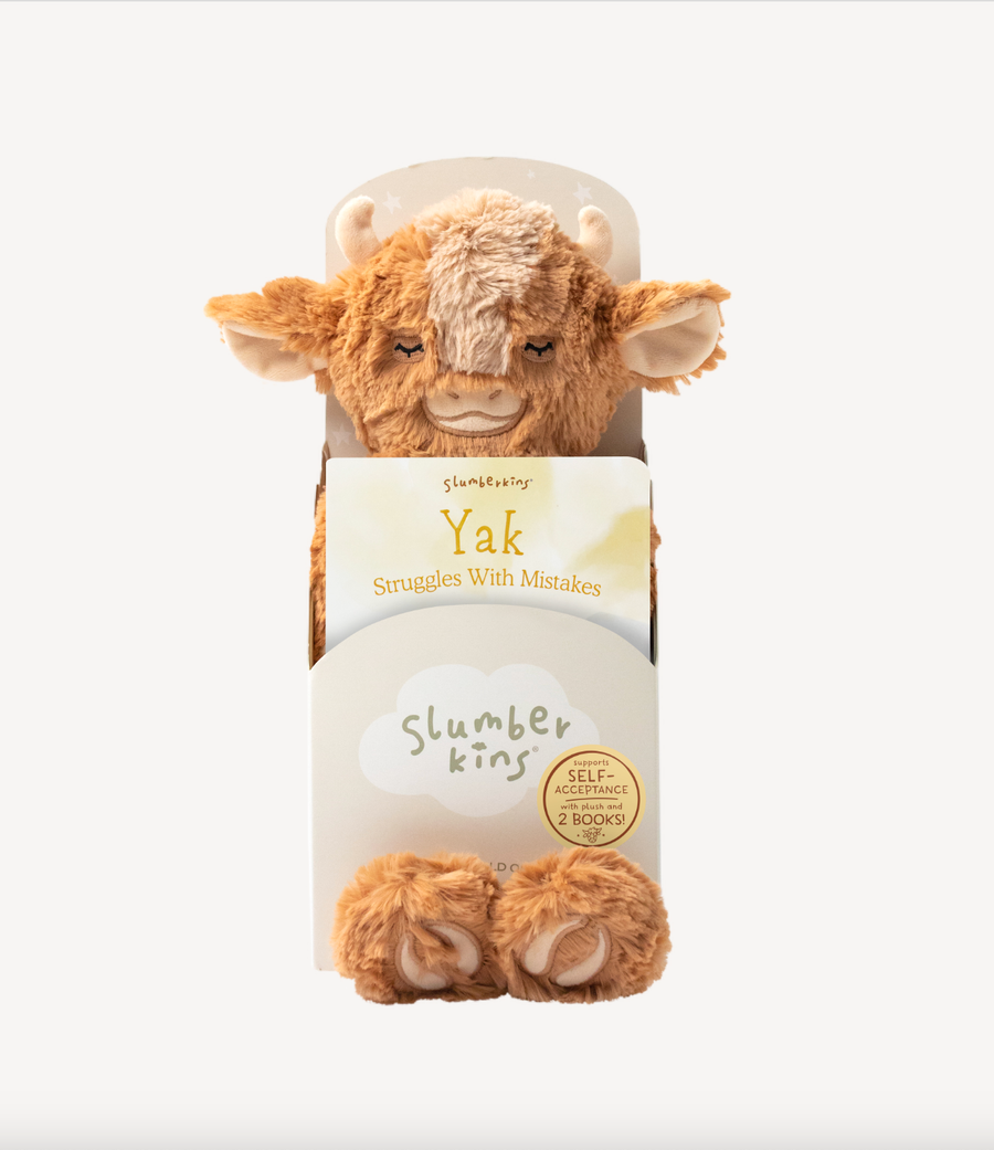 Slumberkins Inc. - *NEW* Yak's Self-Acceptance Set - with 2 books!