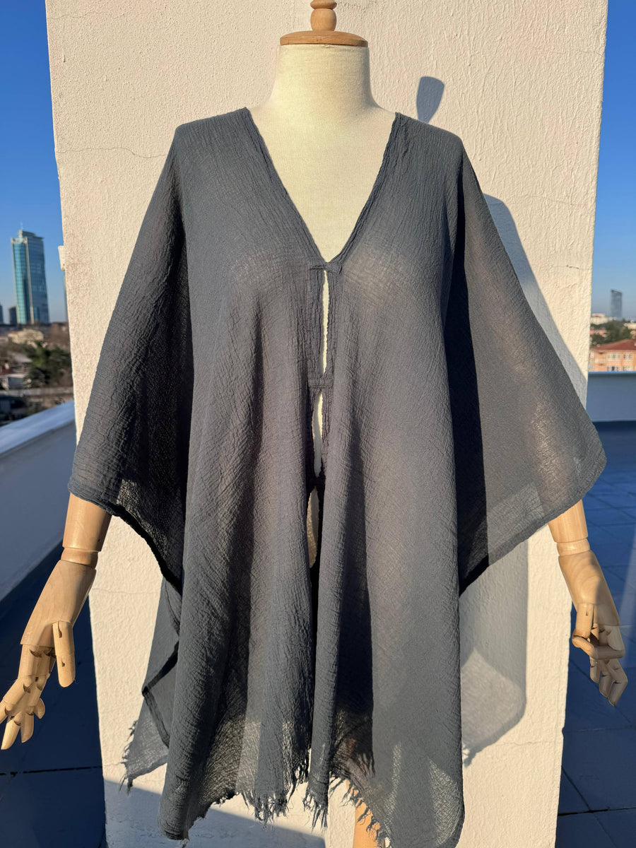 The Handloom - Ava Kimono - Vintage Navy